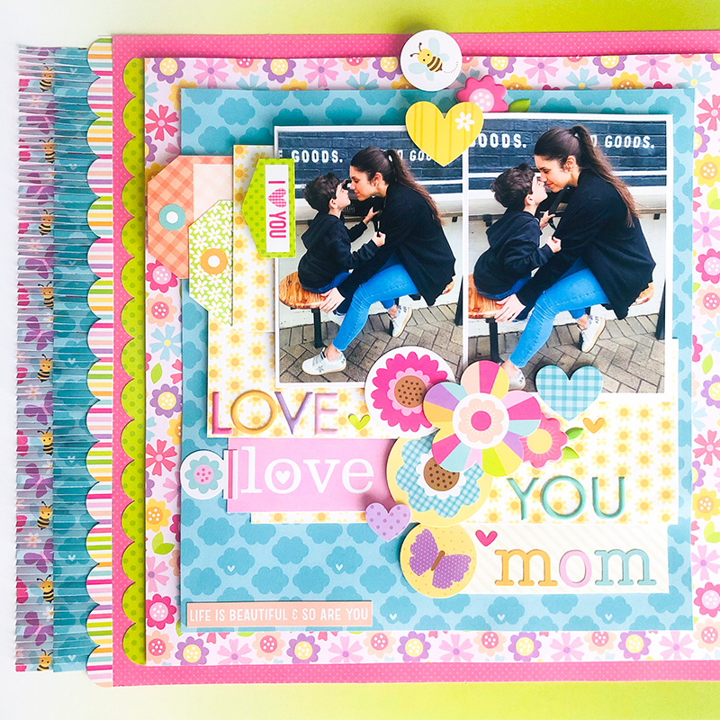 Love You Mom Single Page Kit